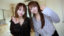 【高画質】大手携帯キャリア看板美人受付嬢×2人と夢の3P。2人まとめて中出し＆顔射。※売り切れ次第終了