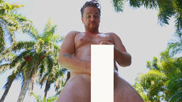 Kyle Mason Spreads Thighs And Strokes His Shaft Until He Cums!